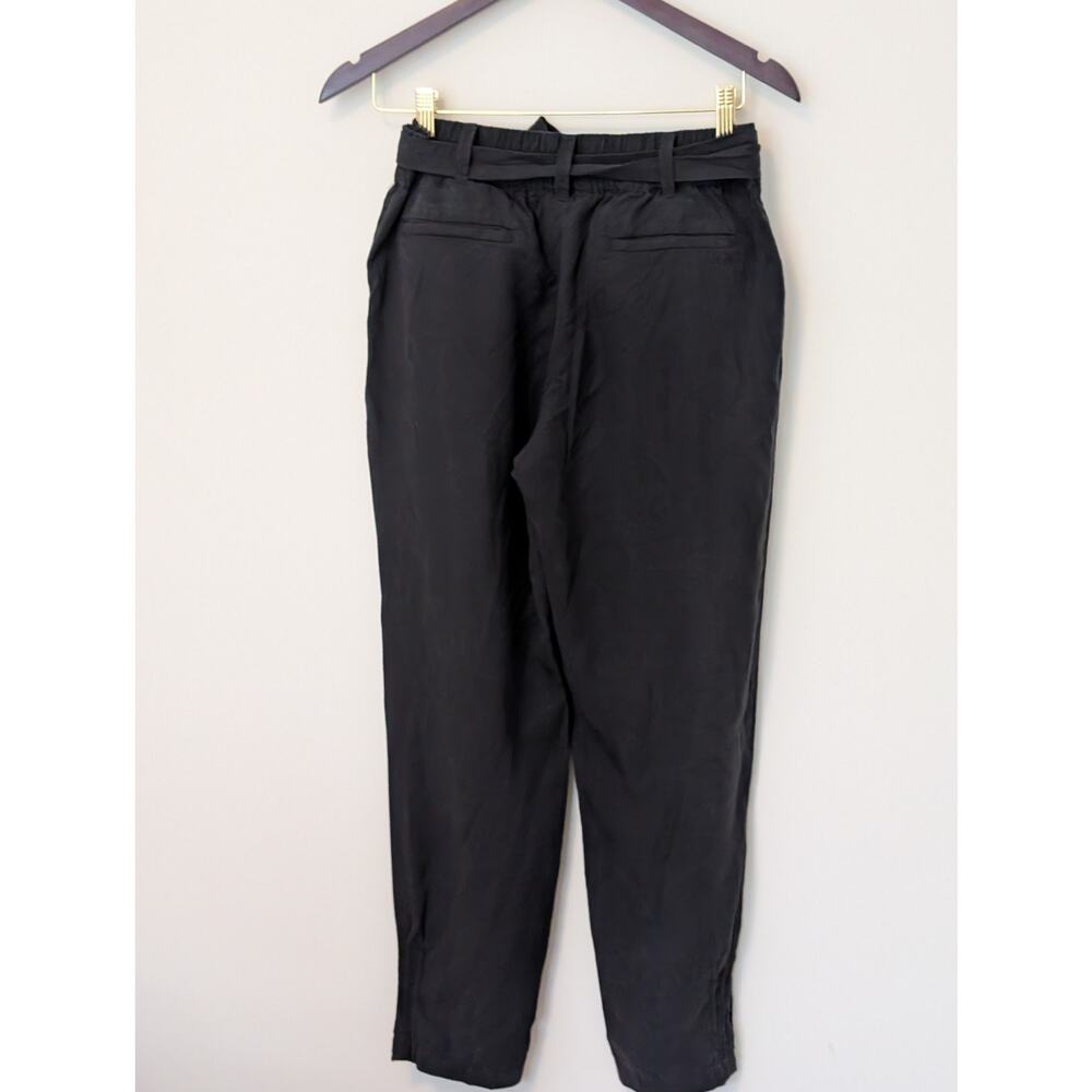 Sundance Black 100% Tencel Tie-Waist Tapered Pants - Size 6 - Picture 3 of 9